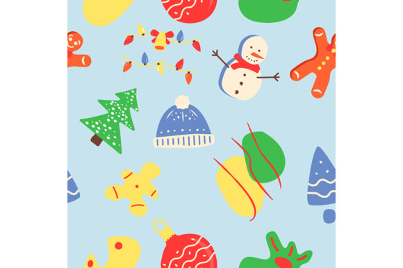 Download Winter Season Abstract Seamless Pattern - Abstract Collection