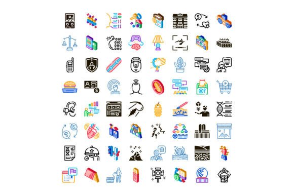 Download Collection of Abstract Icons for Diverse - Abstract Collection