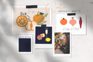 Download Winter Abstract Illustrations Set - Abstract Collection