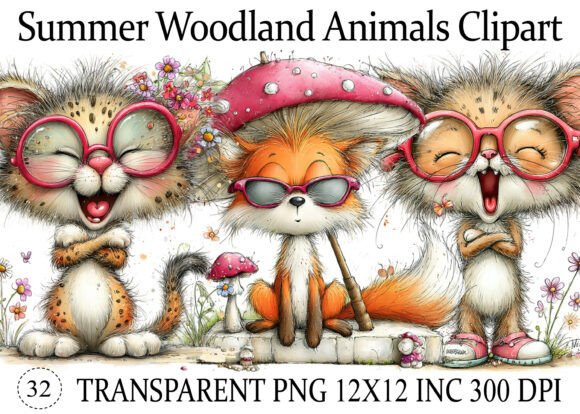 Download Summer Woodland Animals PNG Clipart - Woodland animals png Collection