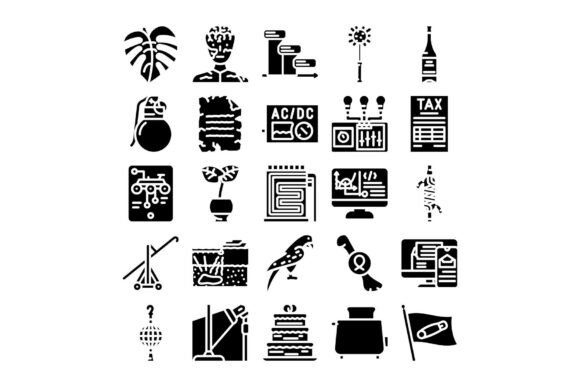 Download Various Abstract Icons Illustrating Dive - Abstract Collection