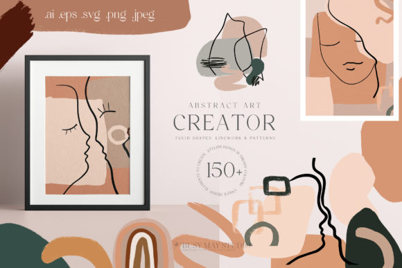 Download Abstract Art Organic Shape Creator Lines - Abstract Collection