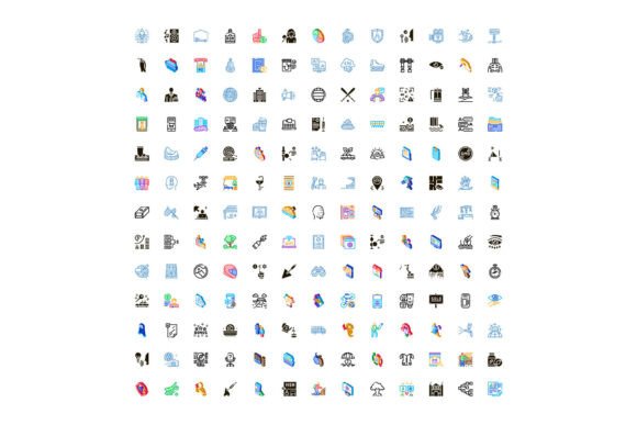 Download Diverse Abstract Icons Representing Tech - Abstract Collection
