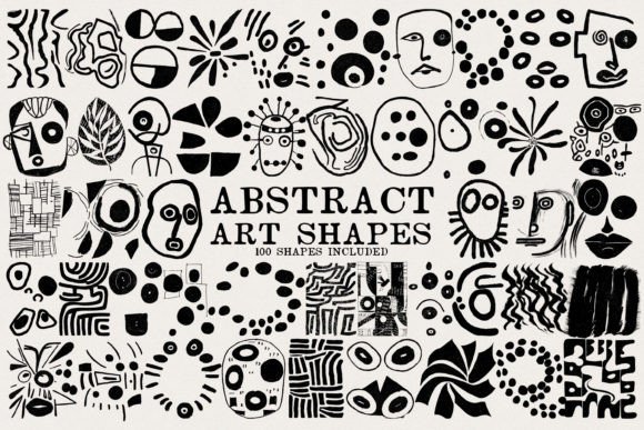 Download Abstract Art Shapes Collection - Abstract Collection