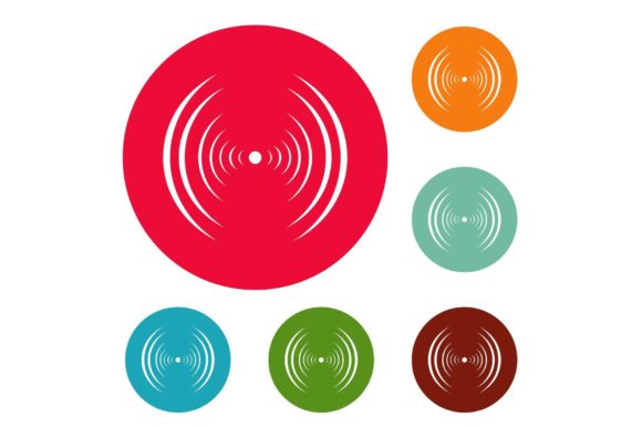 Download Equalizer Abstract Icons Circle Set - Abstract Collection