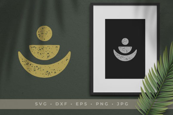 Download Abstract Esoteric Amulet with Half Moon - Abstract Collection